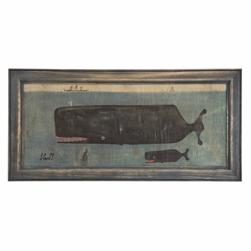 Steve Camps Original Framed Whale Painting