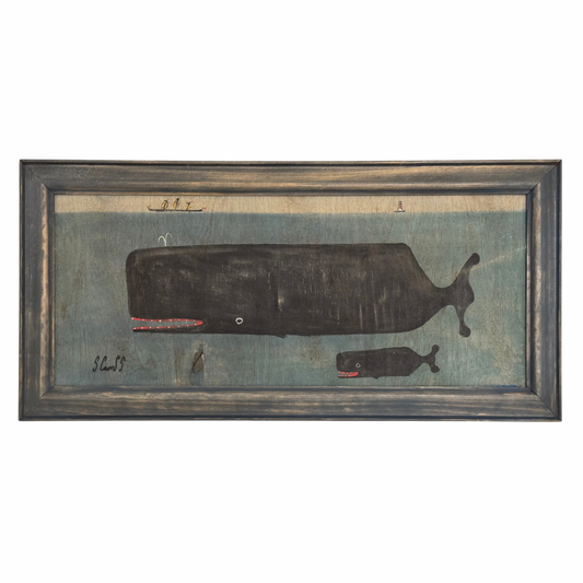 Steve Camps Original Framed Whale Painting
