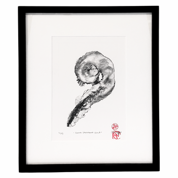 Clementine Neild Original Monotype in Frame • Trebah Sketchbook: Fern 2