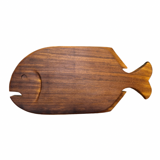 James Heslip Iroko Fish XXL Chopping Board