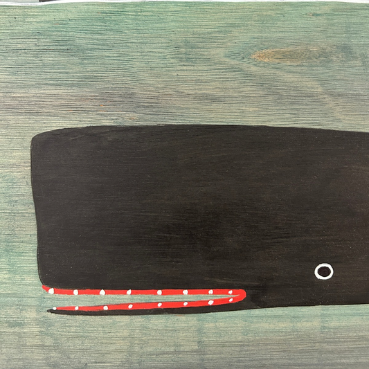 Steve Camps Original Framed Whale Painting