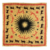 Tabby Booth Hermes Quality 100% Silk Hound Dog Scarf