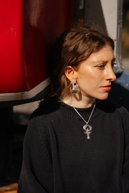 Tabby Booth X Rare Bear Jewellery • 925 Silver Mermaid Hoops
