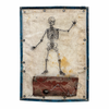 Ben Baker 'Skeleton' Wire Mixed Automata on Canvas