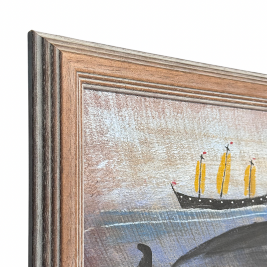 Steve Camps Original Framed Whale Painting