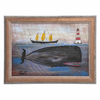Steve Camps Original Framed Whale Painting