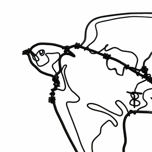 Ben Baker Bird Wire Drawing