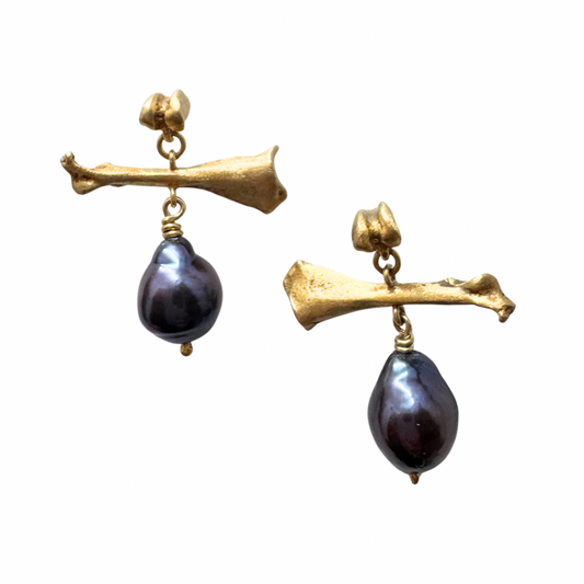 Claire English Caspian Earrings Gold