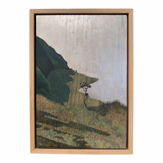 Meredith Owen Original Framed Oil Painting • Carwinion Wood