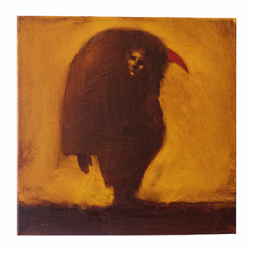 Neil Mcleod Original Oil Painting on Canvas • The Man Who Mistook Himself For A Bird
