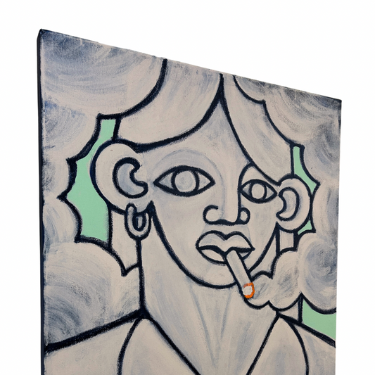 Vaughan Baker Original Painting on Canvas • The Old Habit