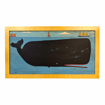 Steve Camps Original Framed Whale Painting