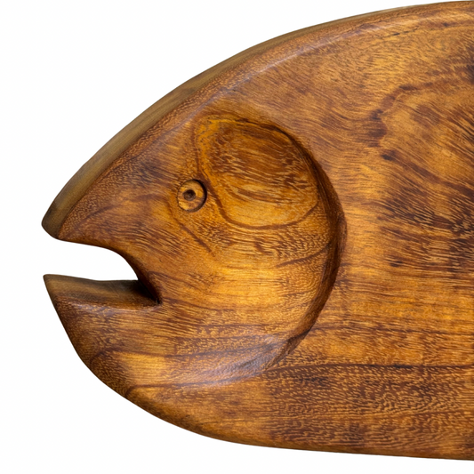 James Heslip Iroko Fish XXL Chopping Board