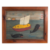 Steve Camps Original Framed Whale Painting