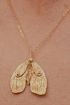 Tabby Booth X Rare Bear Jewellery • 24-Carat Gold Moth Pendant