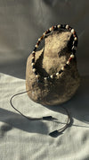 Emme Wears Handcrafted Foraged Glass Tidal Hourglass Necklace
