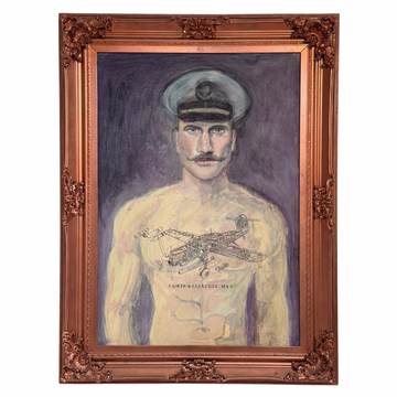 Gary Ray Smith Original Painting In Vintage Frame