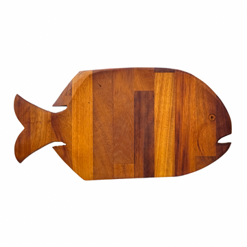 James Heslip Reclaimed Iroko Fish Chopping Board