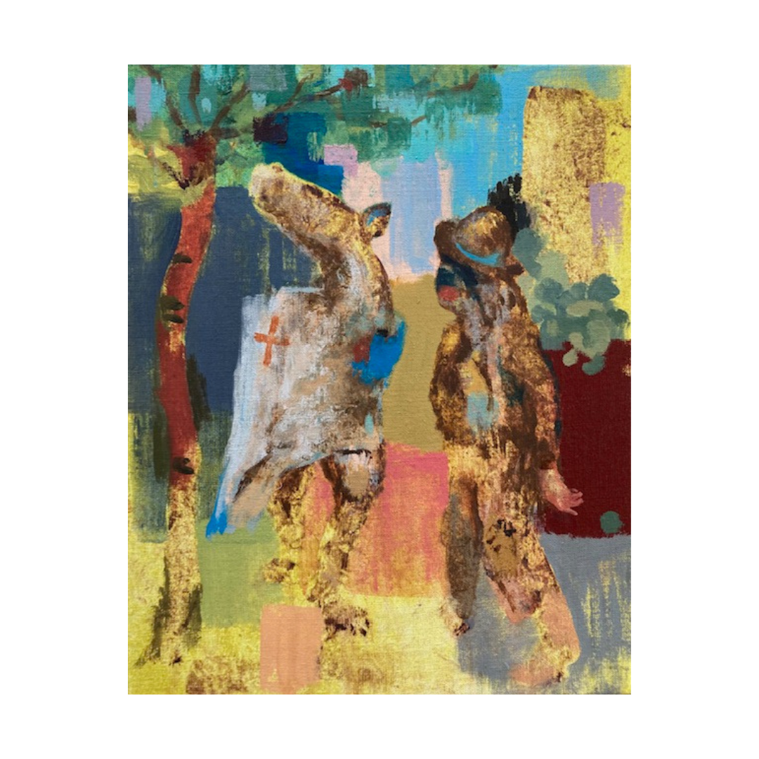 Chris Bruce Original Acrylic Painting – Sailors Jail Gallery