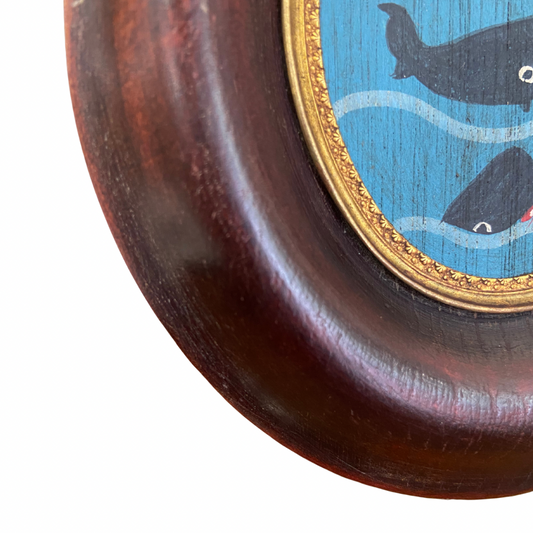 Steve Camps Original Framed Whale Painting