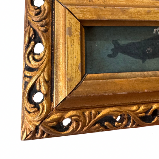 Steve Camps Original Framed Whale Painting