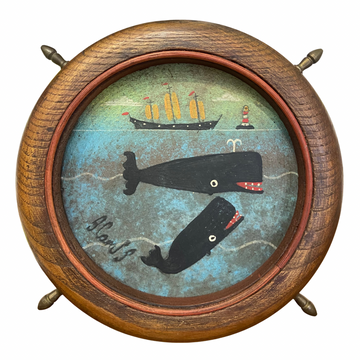 Steve Camps Original Framed Whale Painting
