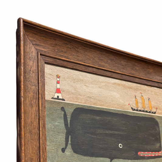 Steve Camps Original Framed Whale Painting
