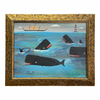 Steve Camps Original Framed Whale Painting