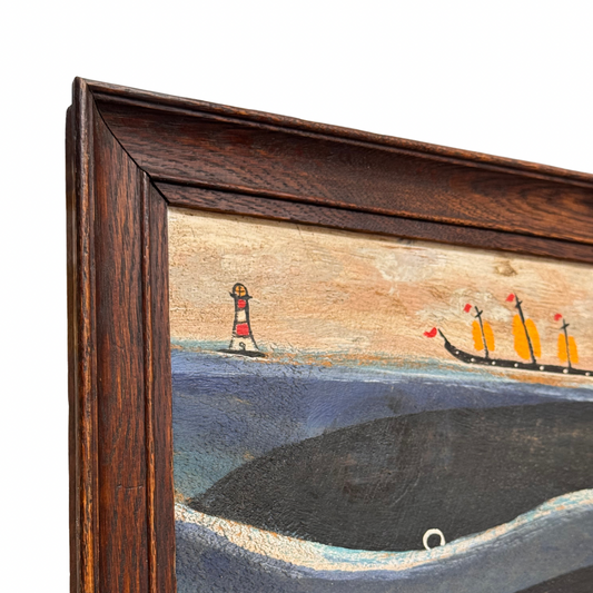 Steve Camps Original Framed Whale Painting