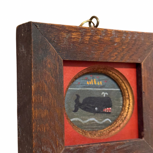 Steve Camps Original Framed Whale Painting