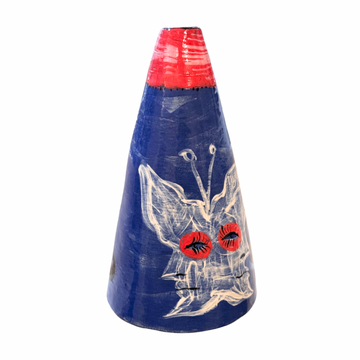 Morgana Burke x Eve Diveney-Clegg Original Ceramic Cone Vase