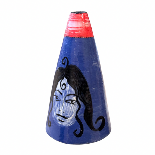 Morgana Burke x Eve Diveney-Clegg Original Ceramic Cone Vase