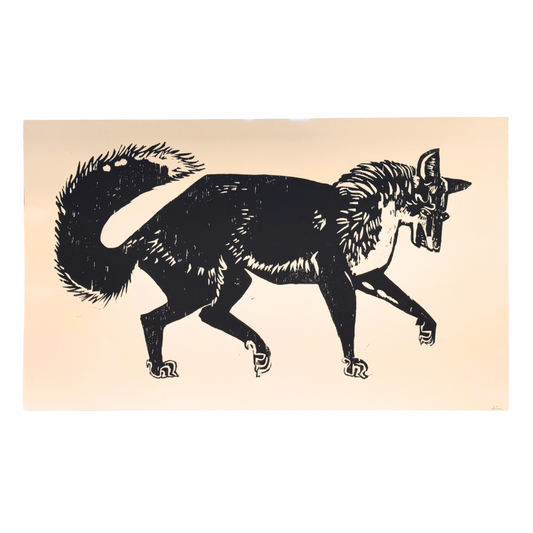 James Heslip Original Woodblock Handprint
