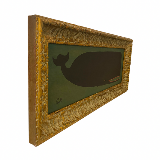 Steve Camps Original Framed Whale Painting