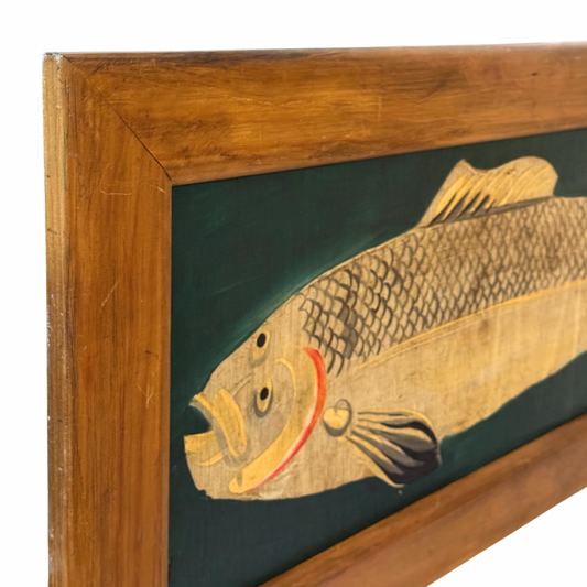 James Heslip Original Painting Wooden Frame