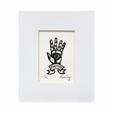 Tamsyn Swingler Original Lino Print (Black)