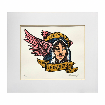 Tamsyn Swingler Original Lino Print