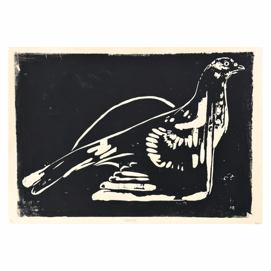 James Heslip Original Woodblock Handprint