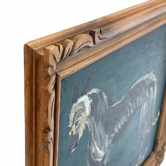James Heslip Original Painting Wooden Frame