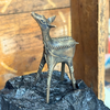 Natasha Ratcliffe Hand Crafted Solid Bronze Fawn Sculpture