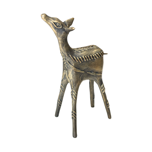 Natasha Ratcliffe Hand Crafted Solid Bronze Fawn Sculpture