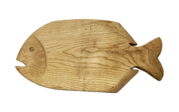 James Heslip Cornish Oak Fish Chopping Board