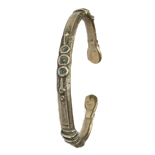 Natasha Ratcliffe Hand Crafted Solid Bronze Fish Bangle