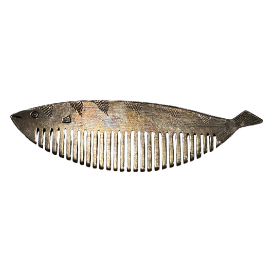 Natasha Ratcliffe Hand Cast Bronze Fish Hair Comb