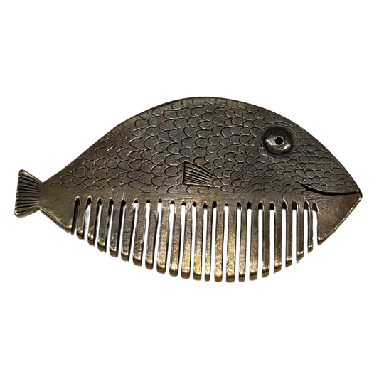 Natasha Ratcliffe Hand Cast Bronze Fish Hair Comb