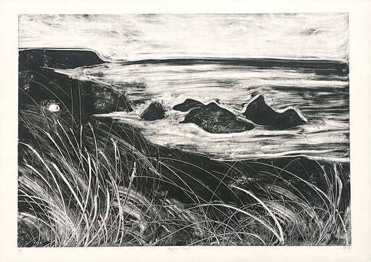 Niamh Spink ‘Kynance Cove’ A1 Monotype