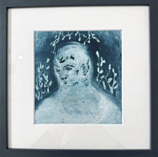 Zoe Cerys 'Half Light' Original Aquatint Etching Framed