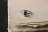 Eloise Rose Handmade Recycled 925 Silver & Porcelain Ring • Moon