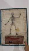 Ben Baker 'Skeleton' Wire Mixed Automata on Canvas