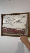 Ben Baker 'Blue Shark' Mixed Automata on Canvas